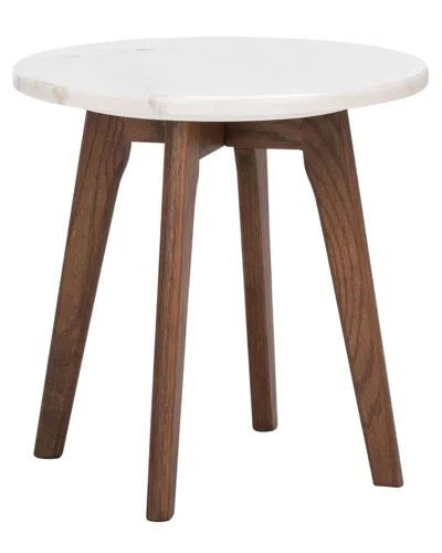 Safavieh Marini Round Marble End Table In Multi