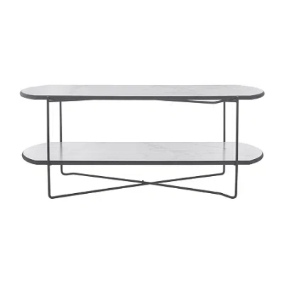 Safavieh Marlee Storage Metal Coffee Table In White