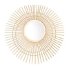 Safavieh Marlit Wall Mount Round Wall Mirror In Yellow