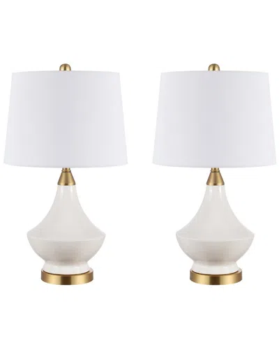 Safavieh Marlowe 24.5in Table Lamp In White
