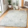 Safavieh Marquee Hand Made Area Rug, Ivory / Blue Modern Style Non-shedding In Gray
