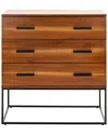 Safavieh Marquise 3-drawer Chest In Brown