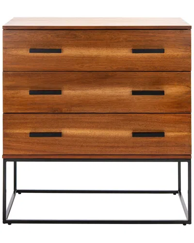 Safavieh Marquise 3-drawer Chest In Brown