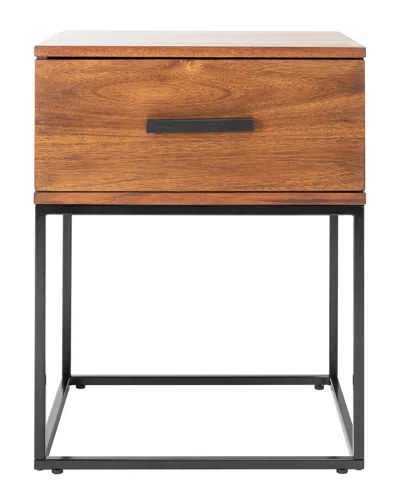 Safavieh Marquise Nightstand In Brown