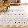 Safavieh Marrakesh Machine Made Area Rug, Grey / Light Grey Bohemian Style Easy Care In Neutral