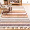 Safavieh Marrakesh Machine Made Area Rug, Grey / Multi Bohemian Style Easy Care In Multi