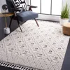 Safavieh Marrakesh Machine Made Area Rug, Ivory / Grey Bohemian Style Easy Care In Neutral