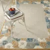Safavieh Martha Stewart Hand Made Area Rug, Cornucopia Bge Country Floral Style Non-shedding In Multi