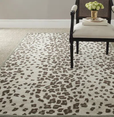 Safavieh Martha Stewart Hand Made Area Rug, Grassland Green Novelty Style Non-shedding In Neutral