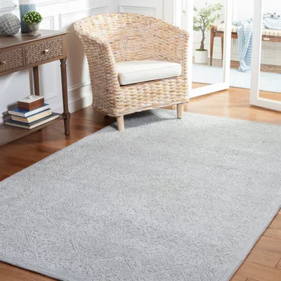 Safavieh Martha Stewart Hand Made Area Rug, Grey Traditional Style Non-shedding In Gray