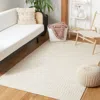Safavieh Martha Stewart Hand Made Area Rug, Ivory / Grey Contemporary Style Non-shedding In Neutral