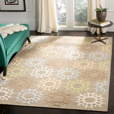 Safavieh Martha Stewart Hand Made Area Rug, Opal / Grey Contemporary Style Non-shedding In Multi