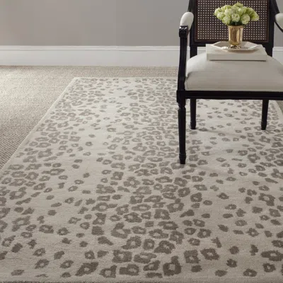 Safavieh Martha Stewart Hand Made Area Rug, Sharkey Gray Novelty Style Non-shedding In Neutral