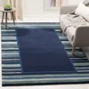 Safavieh Martha Stewart Hand Made Area Rug, Wrought Iron Contemporary Style Non-shedding In Blue