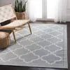 Safavieh Martha Stewart Indoor Outdoor Machine Washable Area Rug, Aqua / Cream Contemporary Style Easy Care In Blue