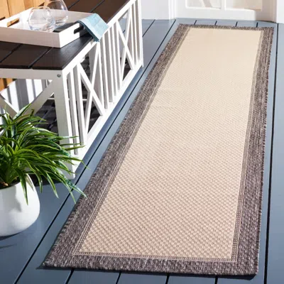 Safavieh Martha Stewart Indoor Outdoor Machine Washable Area Rug, Camel / Brown Contemporary Style Easy Care