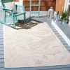 Safavieh Martha Stewart Indoor Outdoor Machine Washable Area Rug, Ivory / Beige Contemporary Style Easy Care In Neutral