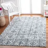 Safavieh Martha Stewart Isabella Machine Made Area Rug, Navy / Ivory Traditional Style Easy Care In Blue