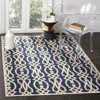 Safavieh Martha Stewart Machine Made Area Rug, Azurite Blue Contemporary Style Easy Care In Blue
