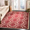 Safavieh Martha Stewart Machine Made Area Rug, Barn Traditional Style Easy Care In Red