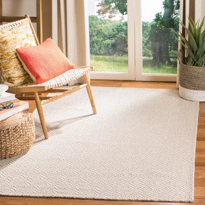 Safavieh Martha Stewart Machine Made Area Rug, Beige / Grey Contemporary Style Easy Care In Neutral