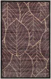 Safavieh Martha Stewart Machine Made Area Rug, Charcoal / Multi Contemporary Style Easy Care In Brown