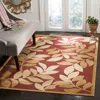 Safavieh Martha Stewart Machine Made Area Rug, Cinnamon Stick Contemporary Style Easy Care In Red