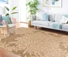 Safavieh Martha Stewart Machine Made Area Rug, Dark Beig / Beige Contemporary Style Easy Care In Brown