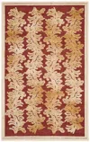 Safavieh Martha Stewart Machine Made Area Rug, Red Traditional Style Easy Care In Red