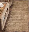 Safavieh Martha Stewart Machine Made Area Rug, Soft Anthracite / Camel Traditional Style Easy Care