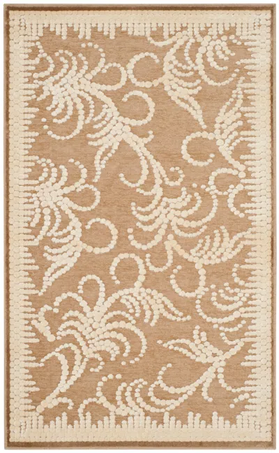 Safavieh Martha Stewart Machine Made Area Rug, Taupe Contemporary Style Easy Care
