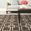 Safavieh Martha Stewart Machine Made Area Rug, Tilled Soil Brn Modern Style Easy Care In Brown