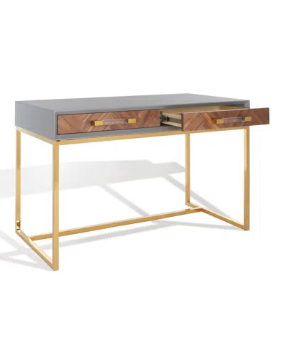 Safavieh Marty 32" Modern Desk In Gray