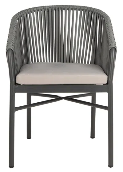Safavieh Matteo Stackable Rope Chair In Gray