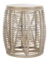 Safavieh Maui Rattan Drum Stool Table