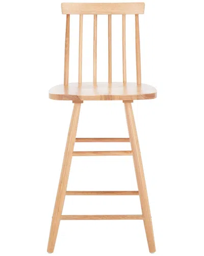 Safavieh Quai Swivel Counter Stool In Brown