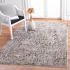Safavieh Mayflower Machine Made Area Rug, Grey / Gold Transitional Style Easy Care In Gray