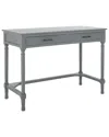 Safavieh Mckinlee 2 Drawer Desk In Grey