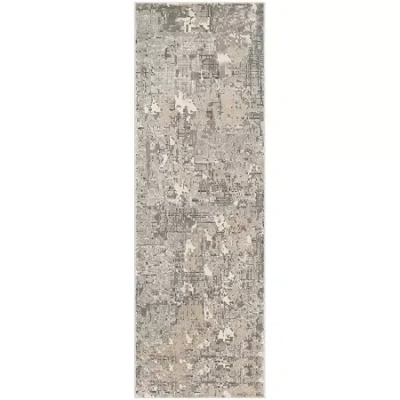 Safavieh Meadow Collection Mattie Abstract Runner Rug In Gray