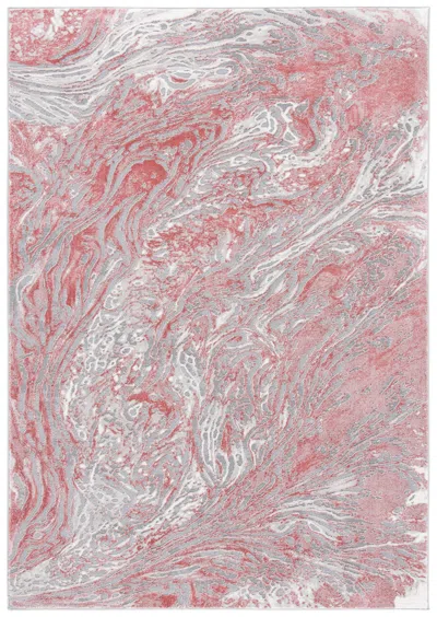 Safavieh Meadow Collection Rug In Pink