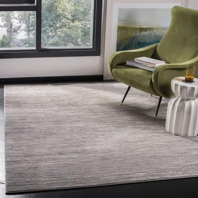 Safavieh Meadow Machine Made Area Rug, Ivory / Grey Contemporary Style Easy Care In Gray
