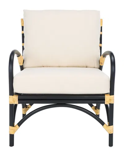Safavieh Meara Accent Chair With Cushion In White