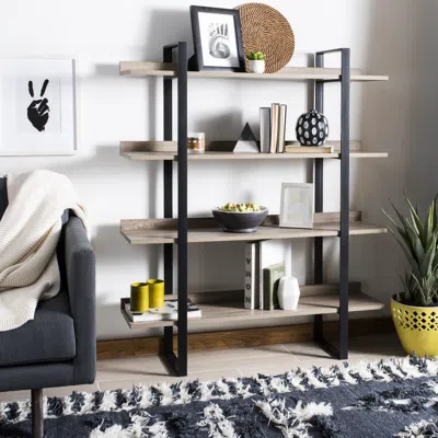 Safavieh Melissa Retro Mid Century 4 Tier Etagere In Black