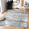 Safavieh Mercer Machine Made Area Rug, Ivory / Charcoal Bohemian Style Easy Care In Gray