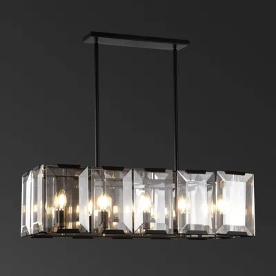 Safavieh Merissa Crystal Chandelier In Black