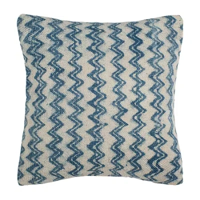Safavieh Merly Square Throw Pillow In Blue