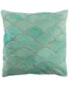 Safavieh Metallic Scale Cowhide Pillow