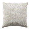 Safavieh Metallic Square Throw Pillow In Gray