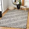 Safavieh Metro Hand Made Area Rug, Black / Beige Contemporary Style Non-shedding In Black
