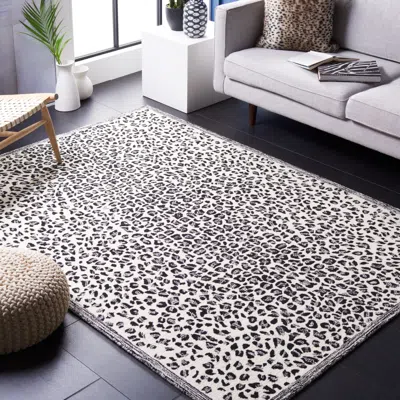 Safavieh Metro Hand Made Area Rug, Black / Ivory Novelty Style Non-shedding